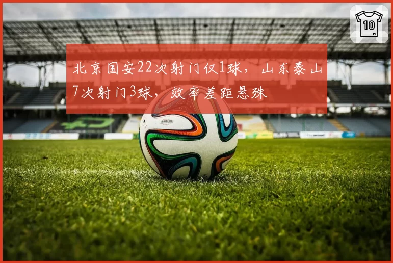 北京国安22次射门仅1球，山东泰山7次射门3球，效率差距悬殊